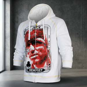 Sudadera con Capucha y Cremallera IRON PUNCH, Personalizada con Estampado Intenso, 100% Algodón Felpa, 430g, Sudadera con Capucha para Hombre, Elegante y Cómoda para Invierno - Product Image 2