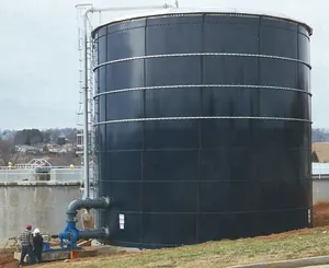 Büyük şehir septik kanalizasyon arıtma tankı