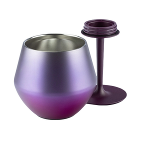 パーソナライズ14oz/414mlビンテージ赤ワイングラスカスタムカラーステンレス鋼ゴブレット - Product Image 5