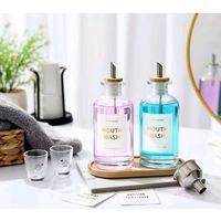 Bouteille d'huile d'olive au design unique, 350 ml et 500 ml, très vendue. Bouteille d'huile en verre de qualité alimentaire avec une buse à ouverture facile.