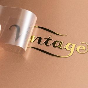 Etiqueta Personalizada Rápida para Vela Perfume Botella de Cosméticos Logo Adhesivo de Transferencia Metálica 3D Letra Impermeable - Product Image 3