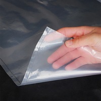 Sac d'emballage en plastique LDPE transparent avec soufflet latéral et thermoscellage pour doublure de boîte en carton