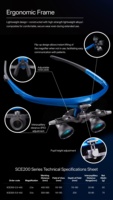 Loupe frontale LED dentaire 2.5X/3.5X, loupe binoculaire chirurgicale à angle droit réglable pour clinique dentaire