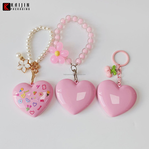 Base de Maquillaje Compacta Personalizada en Forma de Corazón de 6g con Estuche de Plástico Moderno con Estampado de Reloj Despertador para Polvo y Crema BB - Product Image 2