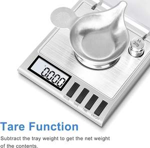 ユニ計量KD-50 50g電子スケールグラム0.001g高精度LCD実験室バランスデジタルポケットダイヤモンド計量スケール - Product Image 4