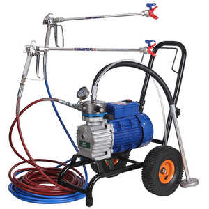 Machine de peinture murale domestique sans air entièrement automatique haute pression pour peinture au latex intérieure et extérieure R1860 Haute puissance - Product Image 2