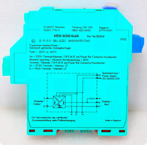 Pepperl+Fuchs KFD2-SCD2-Ex1.LK Barrera Aislada Inteligente de 1 Canal para Controlador de Corriente, Original y Nueva en Stock, Seguridad - Product Image 1