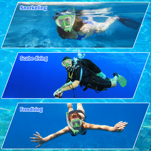 Diseño profesional 100% Juego de buceo de silicona de grado alimenticio Kits de esnórquel - Product Image 3