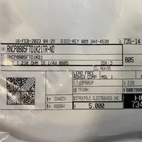RNCP0805FTD1K21 CÓDIGO DE MARCAJE 1211 Resistencias de Película Delgada SMD RES 1.21 Kohm 0805 1% 100 Ppm 0.25W En Stock