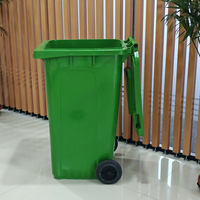 Poubelle en plastique d'extérieur Conteneur à déchets Grande poubelle Poubelles en plastique pour parcs