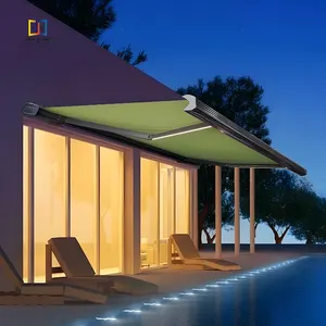 Sun Shade Shelter Retractable Awning Outdoor Side Roller Awing