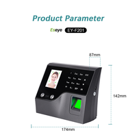 Para Eseye, dispositivo de Control de acceso de reconocimiento facial y huella dactilar biométrico más duradero, cámara de sistema de asistencia de tiempo de Venta caliente