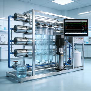 Unité de traitement EDI ultra-pure à résine à lit mixte pour usage commercial et agricole - Product Image 3