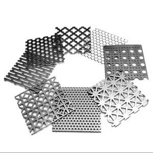 China supplier galvanized plate perforated metal wholesale stainless steel punching hole plate