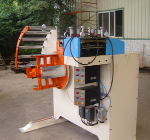 Độ chính xác cao cuộn dây unwinder và ép tóc với thủy lực uncoiling cho Heavy Duty thép chế biến trong nhà máy sản xuất - Product Image 3