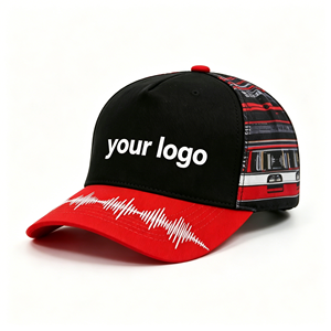 Casquettes de baseball classiques en coton à 5 panneaux brodées en 3D, casquettes snapback décontractées personnalisées - Product Image 3