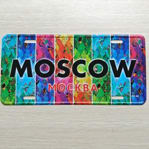 Letrero de aluminio con relieve para matrícula de coche, Logo personalizado promocional, placa de matrícula de los Estados Unidos, imán de nevera - Product Image 6