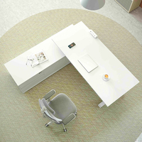 Bureau en forme de L Table d'ordinateur Bureau à domicile Meubles de bureau PDG Bureau exécutif moderne Bureau de direction