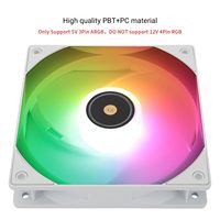 Nuevo Estilo Thermalright TL-E12W-S V3 120mm 4pin PWM Silencioso ARGB Ventilador para CPU y Refrigeración de PC para Gaming