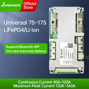 JiaBaiDa 3,2 V LFP 3,7 V NMC 7S 8S 13S 14S 15S 16S 17S Smart BMS 40A-120A con UART RS485 CAN - Product Image 2