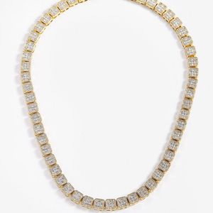 Collar de zinc con diamantes de imitación, joyería de moda, cadena para clavícula, collar cubano para hombre, personalizado - Product Image 4