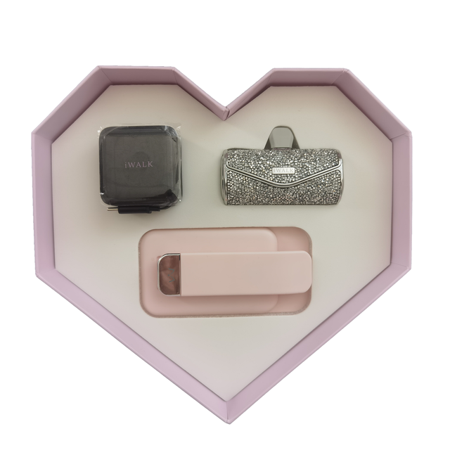 OEM Corporate Gift Set Exquisite Power Bank Adapter Chargers Phone Stand Combination Tech Gift with Box Bag Phone Accessories