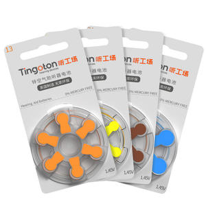Großhandel Professionelle Günstige Knopfzellen-Zink-Luft-Hörgerätebatterien A10 A13 <span class=keywords><strong>A312</strong></span> A675 mit Langer Lebensdauer von 4 Jahren - Product Image 2