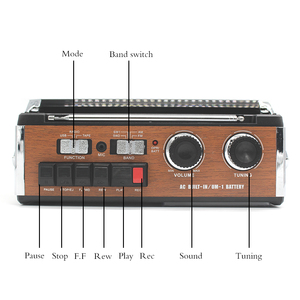 FP-319BT retrò nostalgico lettore di Cassette <span class=keywords><strong>Vintage</strong></span> 1980S lettore di Cassette retrò <span class=keywords><strong>Radio</strong></span> Bluetooh altoparlante lettore di Cassette - Product Image 5