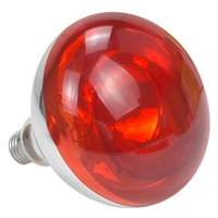 Lampe chauffante pour animaux 100W, surface lisse rouge, lampe chauffante infrarouge pour poulets, porcs, moutons et autres animaux