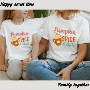 Hey There Pumpkin Plastisol Patch Iron On Thicks Fall Vibes Pumpkin Spice Season DTF Transfer Stickers Designs para camiseta - Product Image 3
