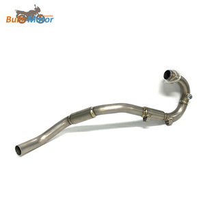 Tubo delantero de escape de aleación de titanio con Motor Bulls para <span class=keywords><strong>Aprilia</strong></span> <span class=keywords><strong>SX</strong></span>/RX125 2018 + cabezal de escape 32MM tubo silenciador - Product Image 1
