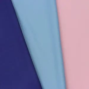 Hai Mặt Interlock Vải Dệt Kim 88% Polyester 12% Spandex Elastane Thoáng Khí Đồng Bằng Căng Vải Cho Phụ Nữ Của Chàng Trai Cô Gái - Product Image 1