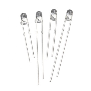 F3 cắm thẳng <span class=keywords><strong>Led</strong></span> đỏ xanh xanh ánh sáng <span class=keywords><strong>LED</strong></span> đầu tròn ngắn pin dài <span class=keywords><strong>Led</strong></span> 3mm cắm vào bóng đèn - Product Image 4