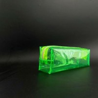 Grande trousse à crayons transparente imperméable en PVC, cadeau de papeterie pour filles, étudiants, trousse à crayons Kawaii, trousse à maquillage, sacs de voyage