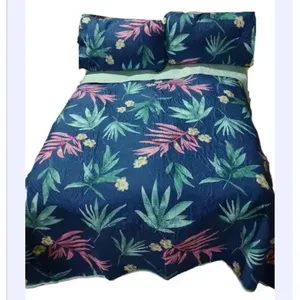 Cubrecama Acolchado Wines, Tamaño King, Diseño Floral, Microfibra Reversible con Fundas de Almohada, Estilo Clásico - Product Image 3