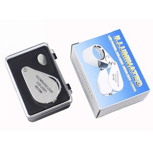 30x jewelers <span class=keywords><strong>Loupe</strong></span> <span class=keywords><strong>LED</strong></span> ánh sáng chiếu sáng gấp Magnifying đồ trang sức mắt kính lúp - Product Image 6