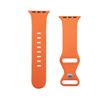 Bracelet de montre sport souple et coloré personnalisé pour Apple Watch Series, bracelet de remplacement en silicone de luxe unique, bracelet de montre en caoutchouc
