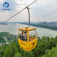 Nouveau téléphérique Hotfun pour tramway de vacances et de tourisme d'amusement intérieur et extérieur