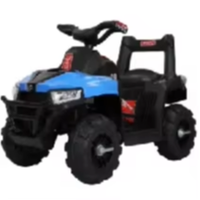 Voiture tout-terrain à batterie 6V pour enfants de 2 à 8 ans, jouet en plastique à 4 roues
