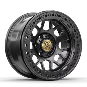 XJ CNC tùy chỉnh 17-26 inch beadlock Off-Road 5x130 6x139.75/6 lỗ rèn bánh xe vành hợp kim cho GLe Jeep Wrangler F-150 Hậu vệ - Product Image 6