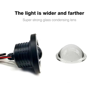 2.5/3/3.5 Inch Tất Cả Các Nhôm LED Xe Máy Đèn Mới Xe Sương Mù Đèn Với Đèn Chiếu Đèn 12V Đôi Mắt Thiên Thần - Product Image 6