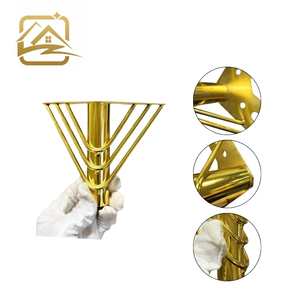 <b>sofa</b> leg factory modern solid Multiple heights gold wire leg metal <b>sofa</b> legs iron furniture legs cheap for <b>sofa</b> <b>bed</b> and cabinet - Product Image 2