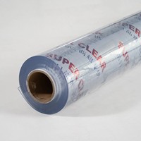 Rouleau de protection de table en PVC transparent, facile à nettoyer, imperméable, résistant à l'huile, au feu et aux UV, taille personnalisée, vente en gros d'usine