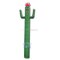 Homme dansant de ciel de cactus de 6m de haut, homme de tube gonflable personnalisé pour la publicité, danseur d'air gonflable