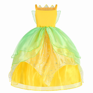 Hot bán trẻ em cô gái Tinkerbell trang phục với Wing sequined trẻ em đáng yêu <span class=keywords><strong>Tinker</strong></span> chuông ăn mặc cho Halloween Giáng sinh - Product Image 3
