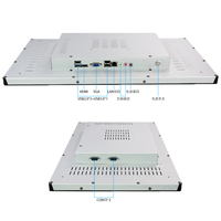 Monitor táctil capacitivo OEM IP65 de 10 puntos Monitor de pantalla táctil industrial de Marco abierto de 15 pulgadas para aplicaciones industriales