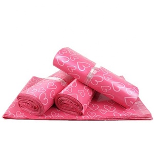Enveloppes d'expédition en polyéthylène 28x42CM 38*52CM, sacs adhésifs, sacs de rangement roses en forme de cœur, sacs d'emballage - Product Image 1