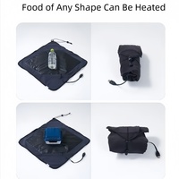 Paño Calentador de Alimentos Multifuncional Ecológico con Alimentación USB, Mantiene la Comida Caliente/Fría, para Bolas de Arroz y Pan, para Uso Doméstico