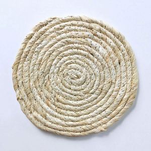 Juego de Manteles Individuales de Fibra de Bambú Ecológicos Tejidos, Manteles Personalizados Resistentes al Calor y Antideslizantes, Posavasos Personalizados para Bebidas - Product Image 6