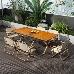 Bán buôn đơn giản thuận tiện ngoài trời gấp bảng thép trứng cuộn Thiết kế di động ghế ăn uống cho giải trí dã ngoại cắm trại - Product Image 2